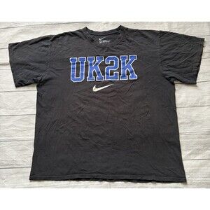 Nike UK2K Kentucky Wildcats T Shirt Size 2XL 2000 Wins Promo Rare HTF Defects